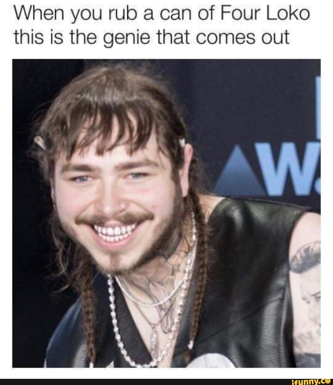When you rub a can of Four Loko this is the genie that comes out
