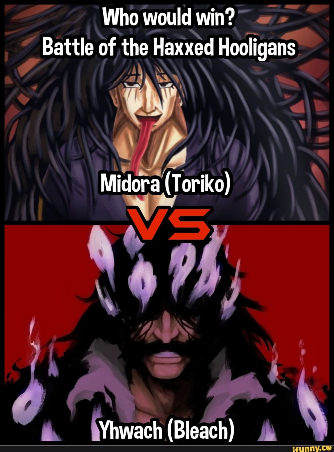 Yhwach (Bleach) VS Satan (God of High School) VS Midora (Torike) VS Cell  (Dragon Ball Z) - iFunny