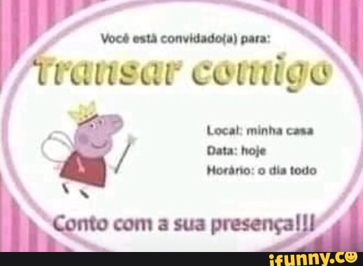 I Pára Você comigo
com a sua presença