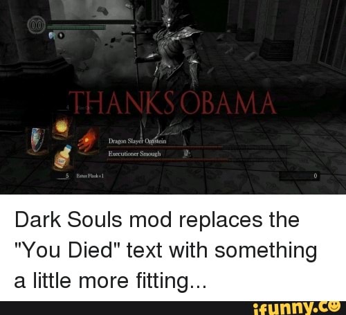 dark souls you died mods