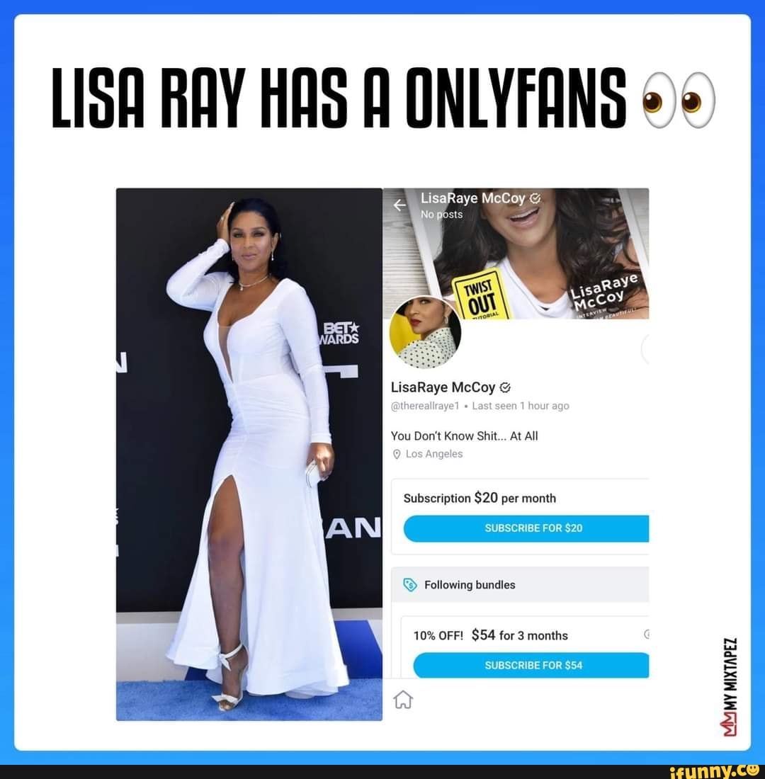 Lisa raye reddit onlyfans