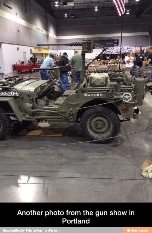 Another photo from the gun show in
Portland - Another photo from the gun show in Portland