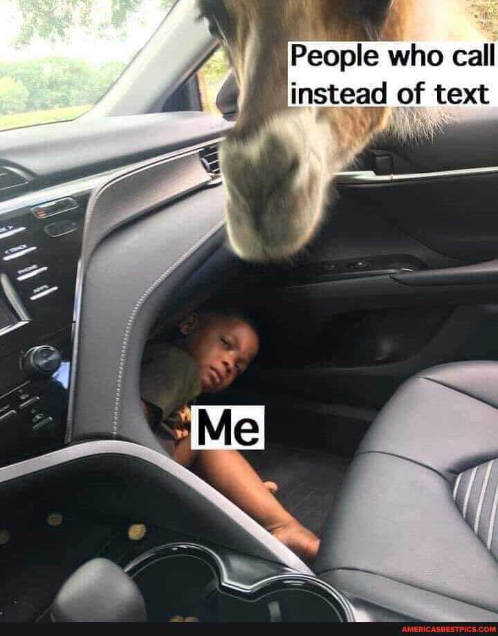 People who call instead of text