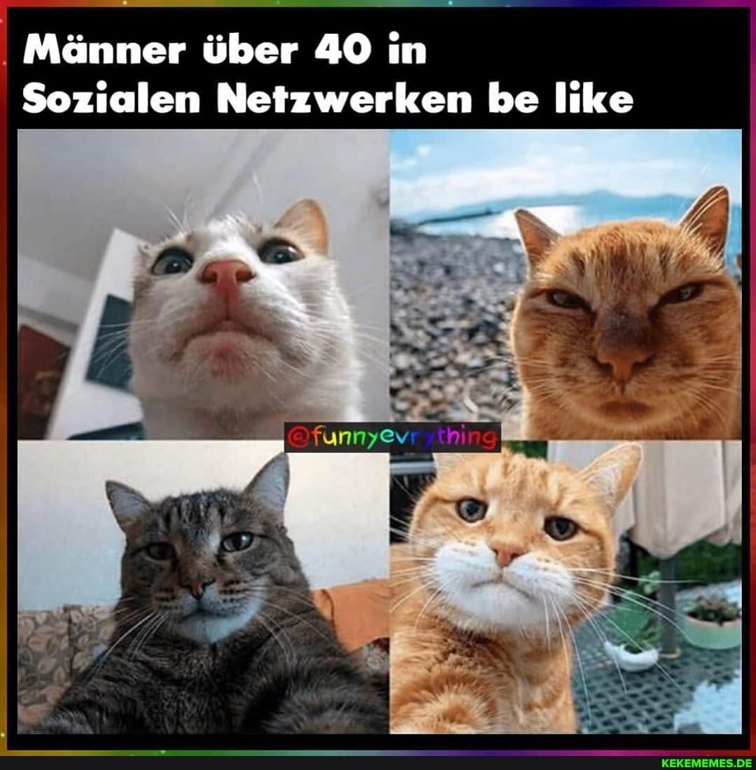 Männer über 40 in
Sozialen Netzwerken be like