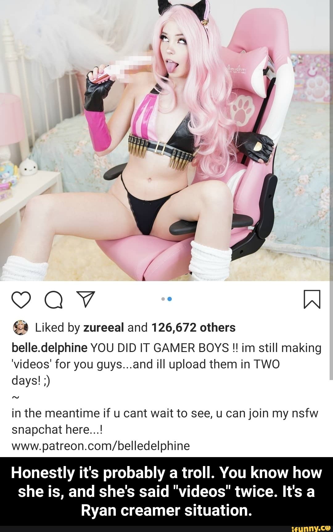 Belle delphine snapchats