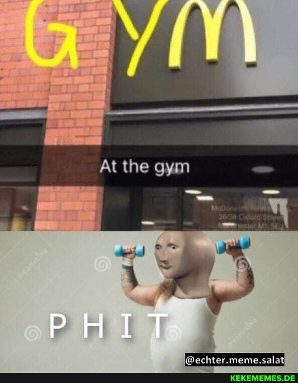 At the gym