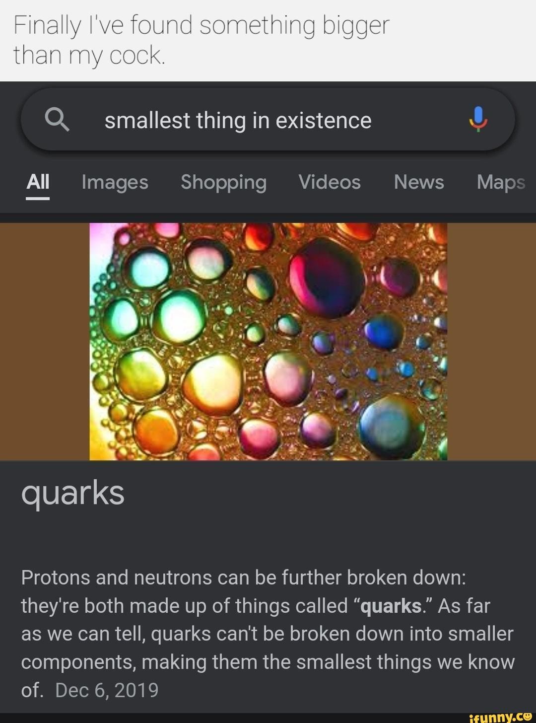 is there anything smaller than a quark