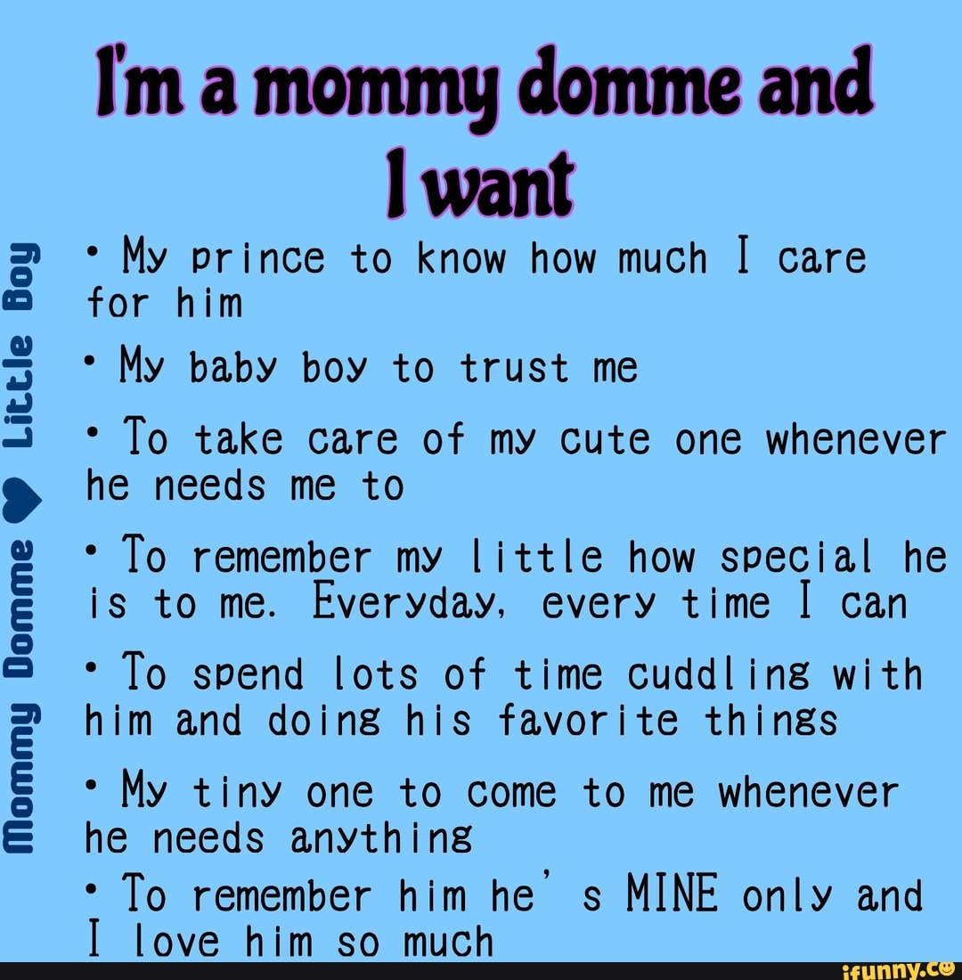Mommy wants your tiny
