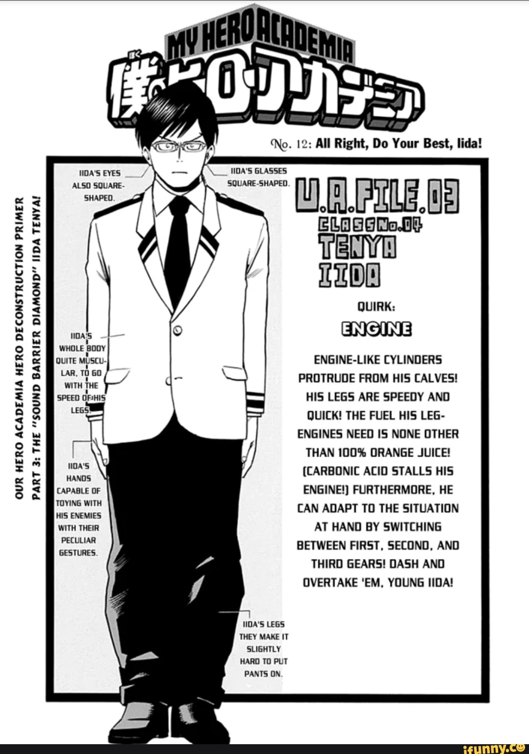 FiGPiN 178 My Hero Academia Tenya Iida Anime Manga Enamel Pin damage/crack  side - Центр повышения квалификации
