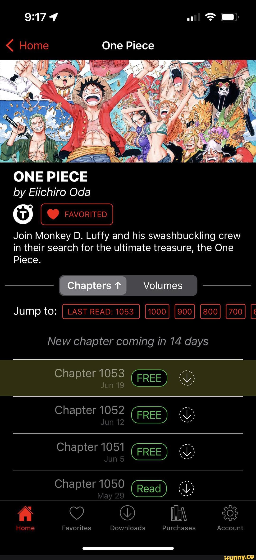 One Piece ONE PIECE by Elichiro Oda @ FavoriteD Join Monkey D. Luffy ...