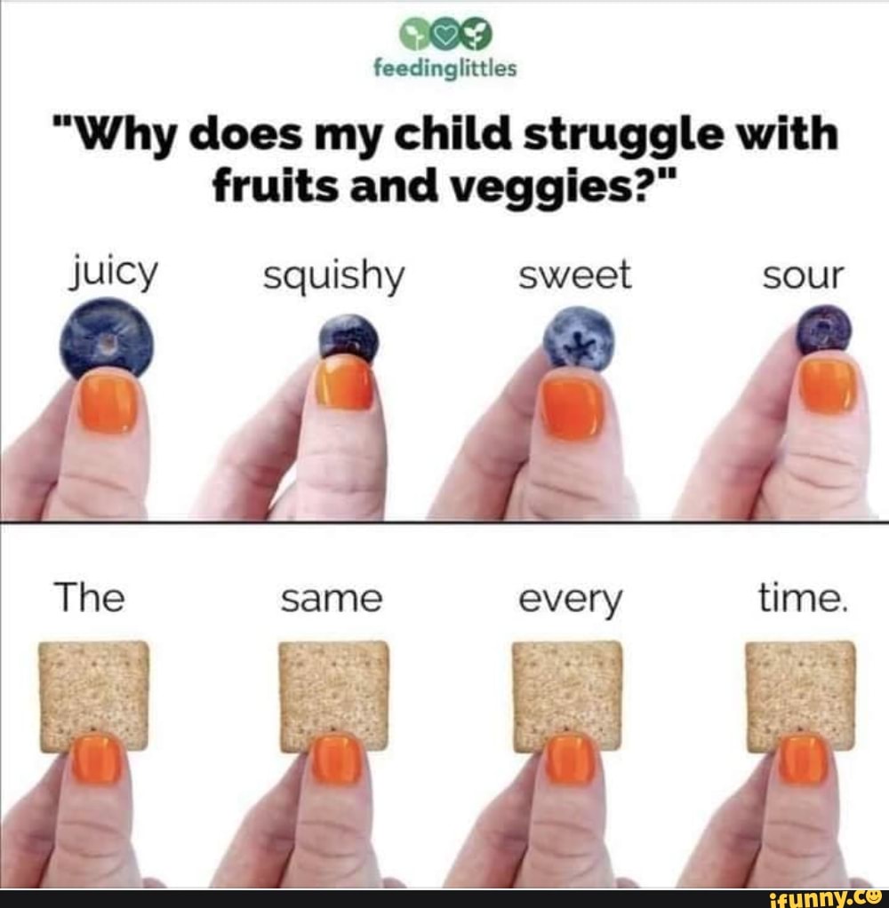 Feedinglittles "Why does my child struggle with fruits and veggies