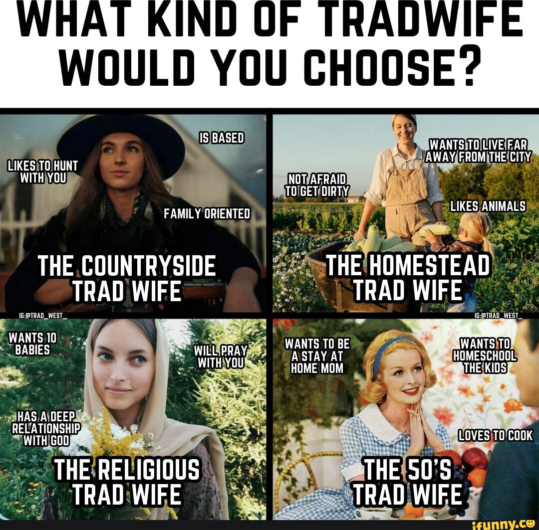 Trad wife это