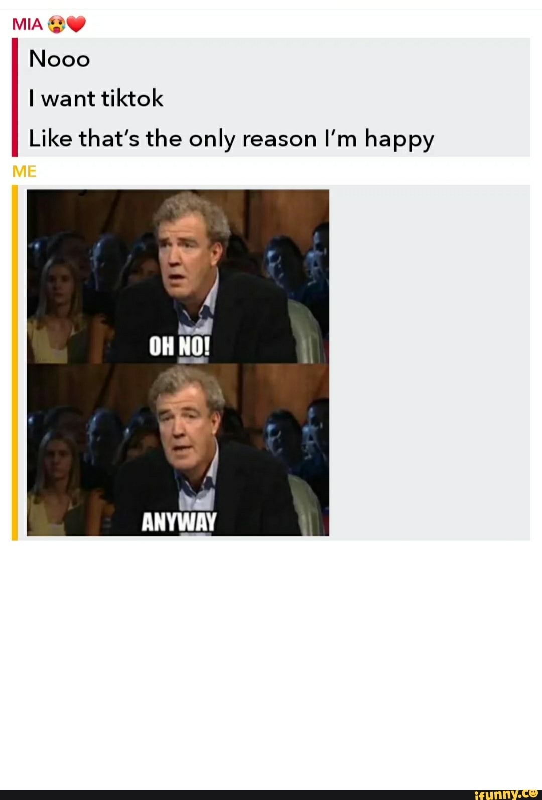 MIA GY
Like that's the only reason I'm happy