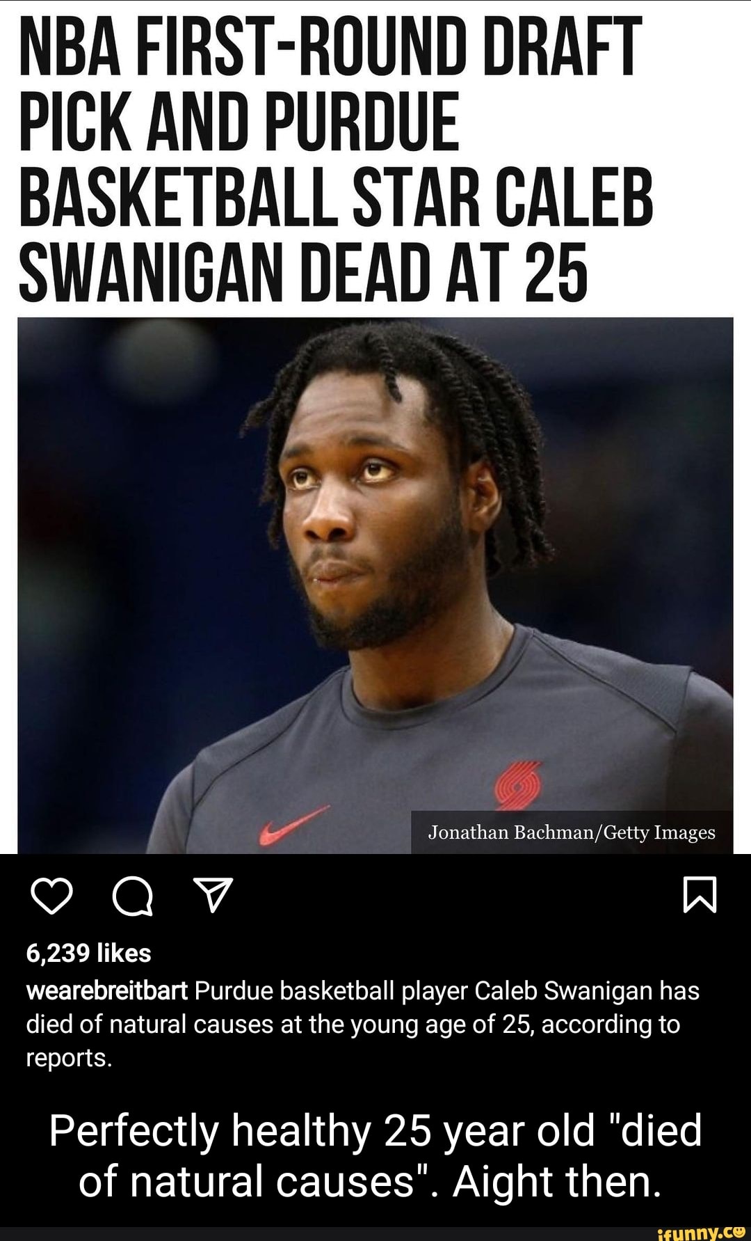 Caleb Swanigan dies at age 25; Played in the NBA and was a Purdue star
