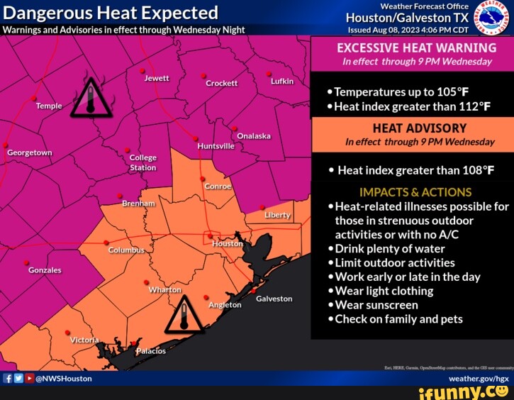 Dangerous Heat Expected Warnings and Advisories in effect through ...
