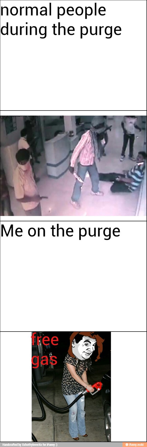 normal people
during the purge