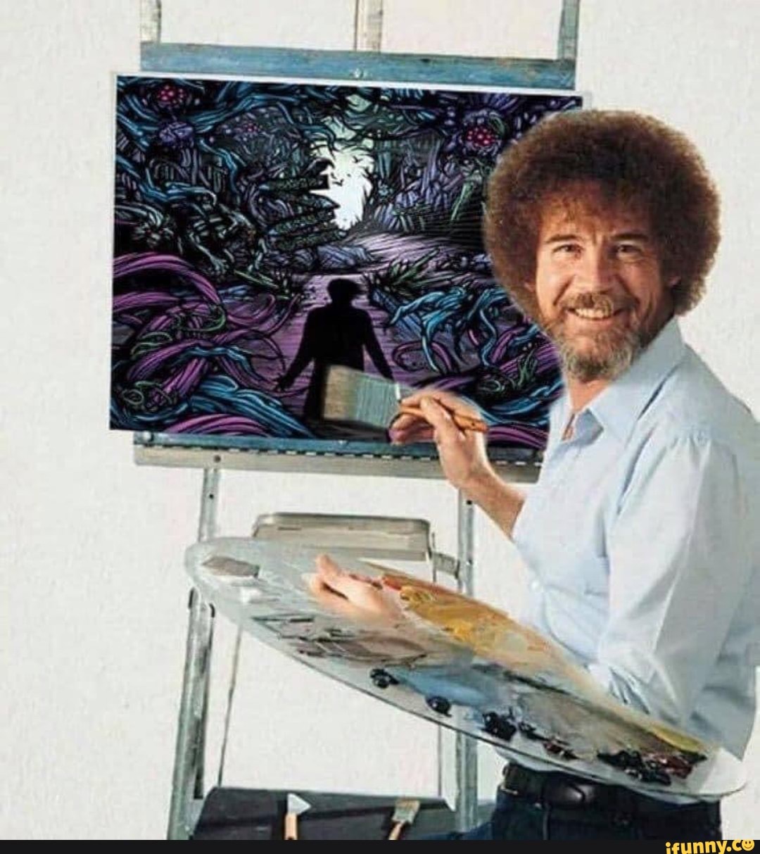 adaytoremember, metalcore, bobross