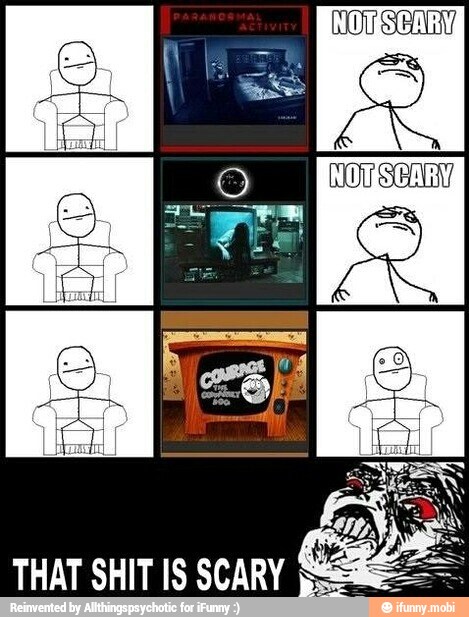 THAT SHIT IS SCARY S$