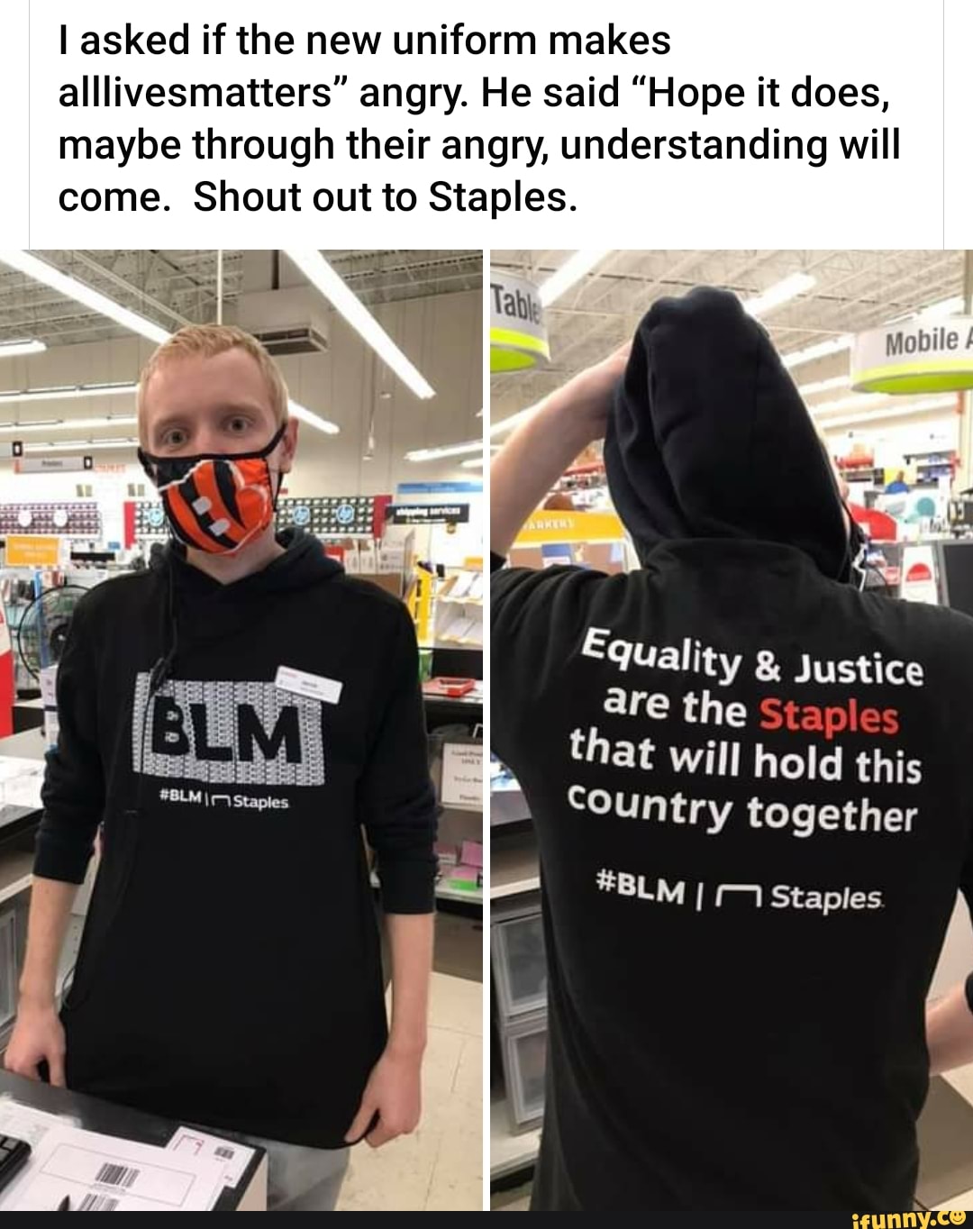 Maybe understood. You will consume the product. Blm memes.