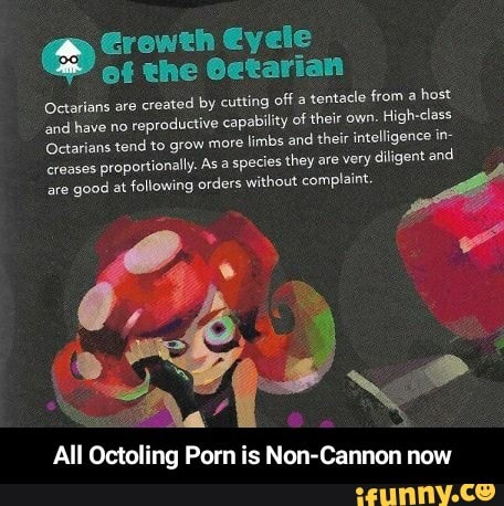 All Octoling Porn is Non-Cannon now - iFunny :)