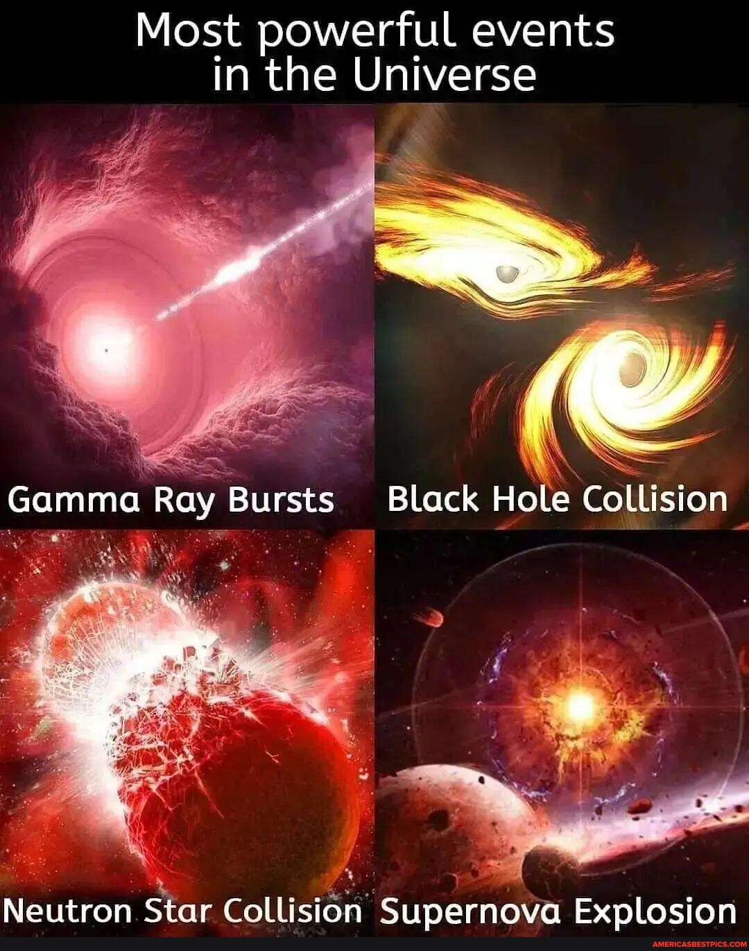 Most powerful Events In The Universe 🌠 Which one seems more interesting ...