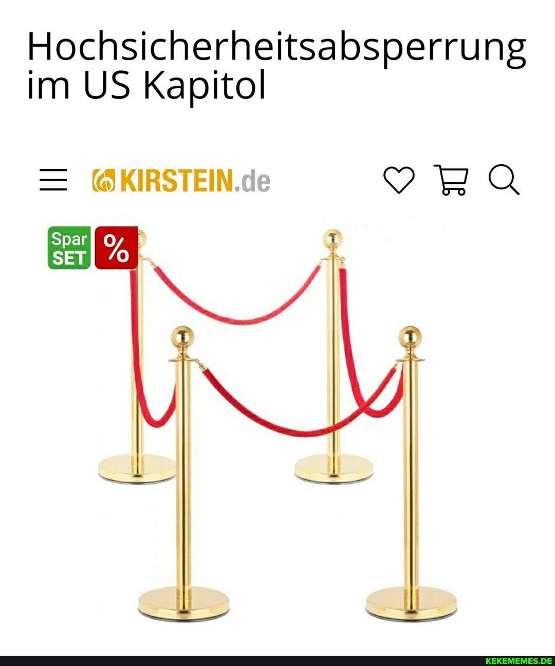 Hochsicherheitsabsperrung im US Kapitol
(SKIRSTEIN