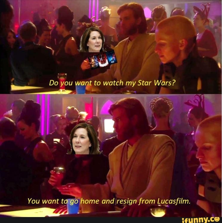 E
You want to 1ome andIresign from Lucasfilm.