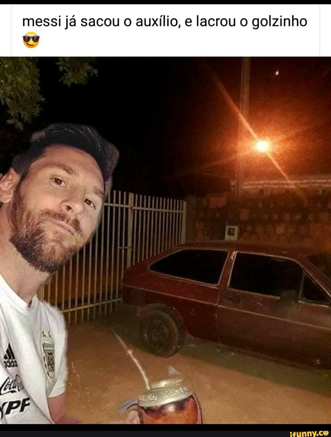 messi já sacou o auxílio, e lacrou o golzinho
LA
e