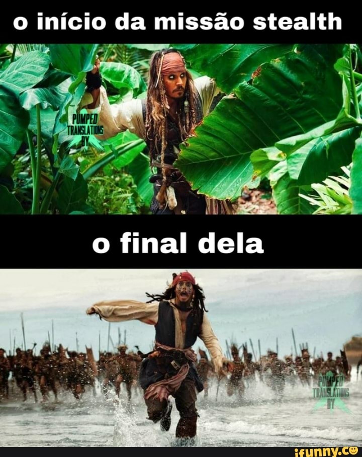 o início da missão stealth