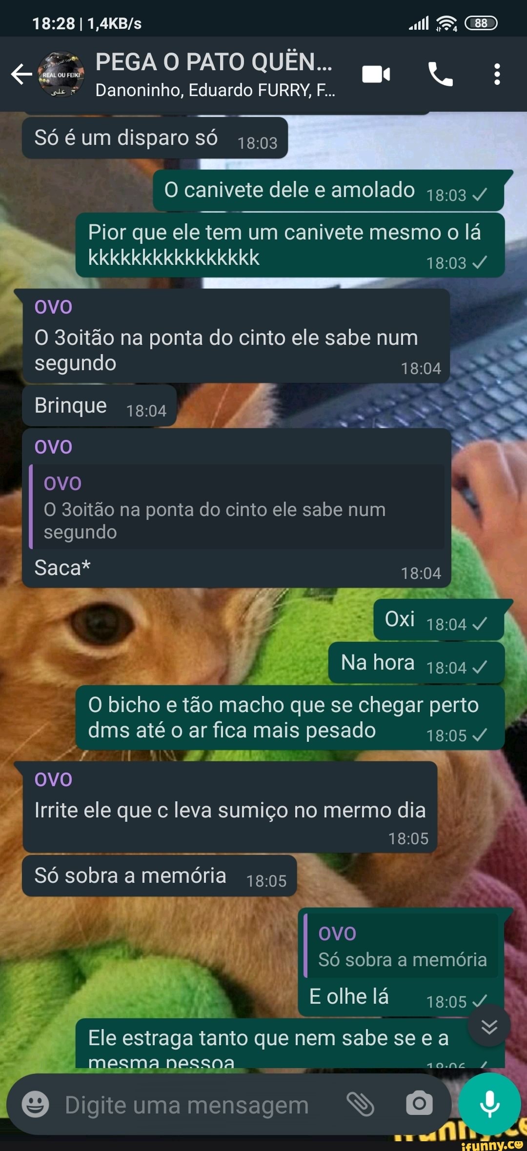 ES,
Só é um disparo só
canivete dele amolado
Pior que ele tem um canivete mesmo o lá
OVO
Brinque
OVO
O 3oitão na ponta do cinto ele sabe num segundo
ES
I O 3oitão na ponta do cinto ele sabe num
I segundo
I Saca*
1804 4
Oxi
Na hora
O bicho e tão macho que se chegar perto dms até o ar fica mais pesado
I Irrite ele que c leva sumiço no mermo dia
OVO
I Só sobra a memória I
Só sobra a memória
OVO
E olhe lá
Ele estraga tanto que nem sabe see a
Mesma Dessoa
Digite uma mensagem SS