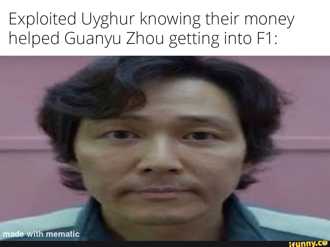 Exploited Uyghur knowing their money helped Guanyu Zhou getting into