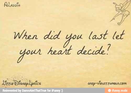 When dd you last let
healt heart decide!
