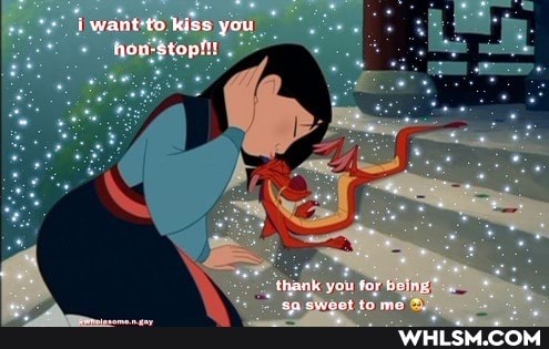want'to Kiss you