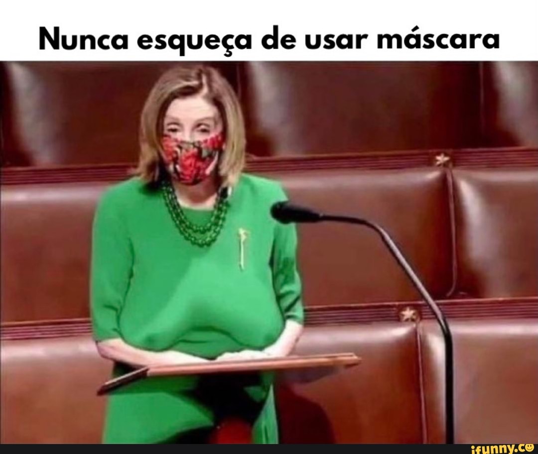 Nunca esqueça de usar máscara