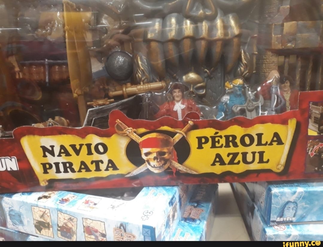 ma NAVIO PÉROLA AZUL,
PIRATA AZUL,