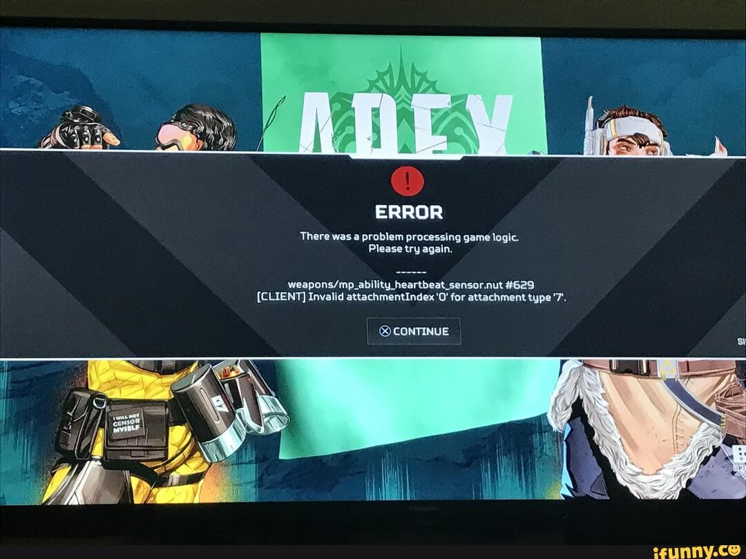 There was a problem processing game logic please try again apex legends ошибка