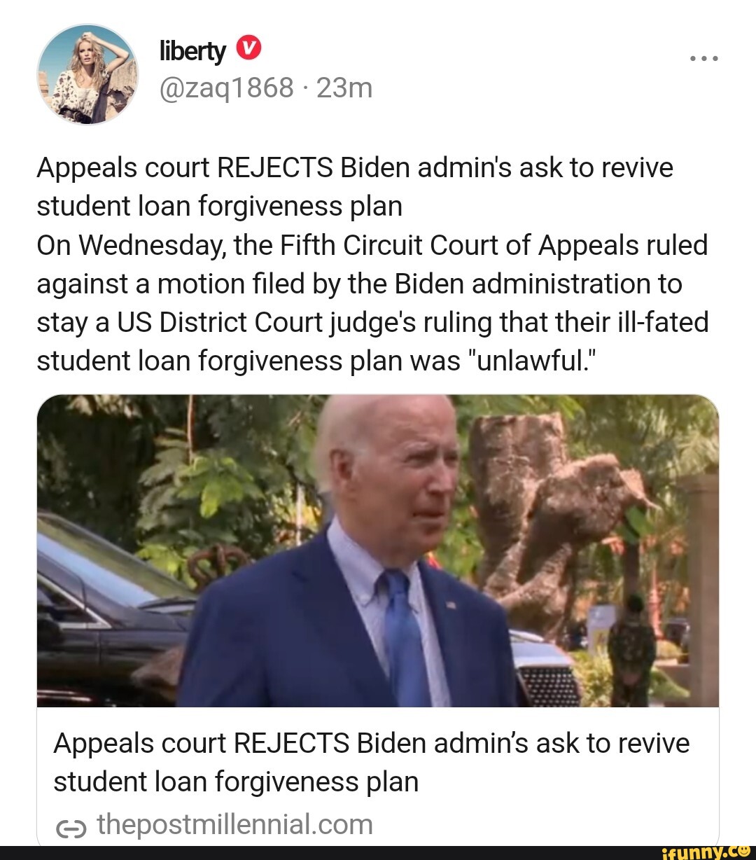 868 Appeals Court REJECTS Biden Admin's Ask To Revive Student Loan ...