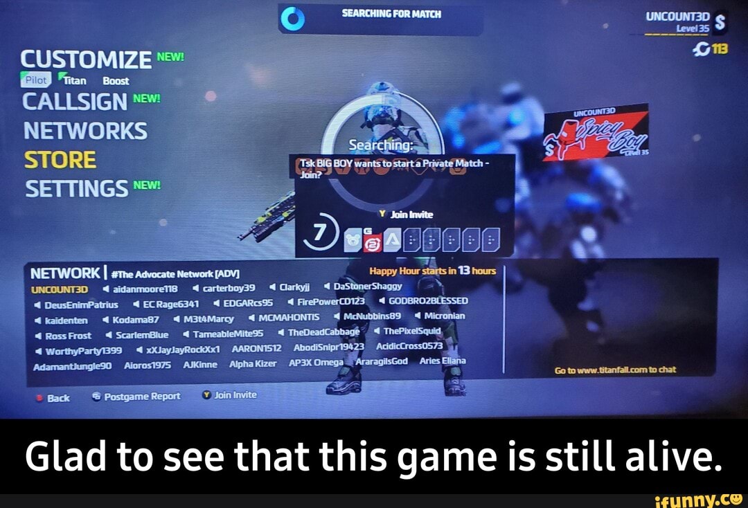 Glad to
see that
this game is still alive. - Glad to see that this game is still alive.