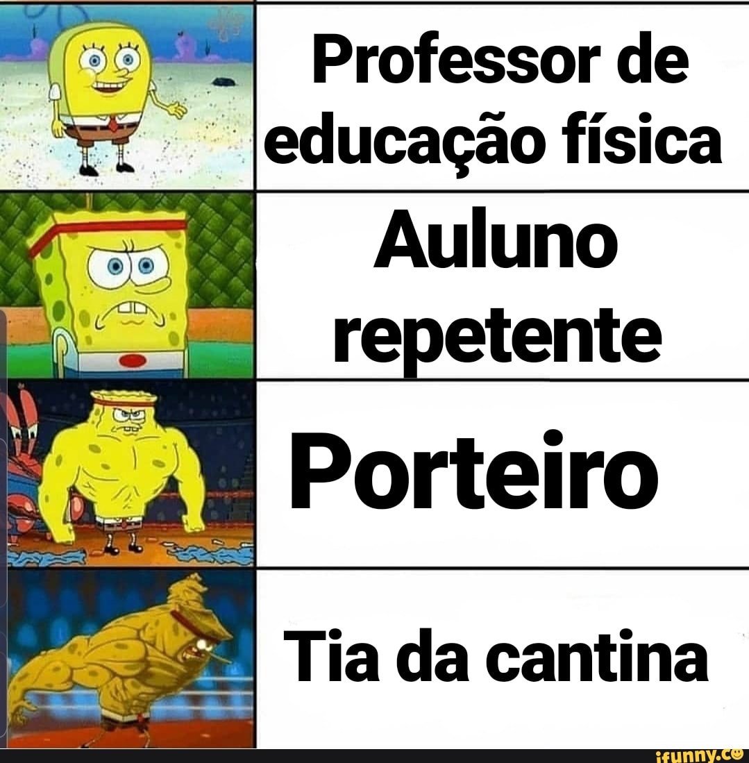 "Ijeducação física
Auluno
repetente
Porteiro
258 Tia da cantina