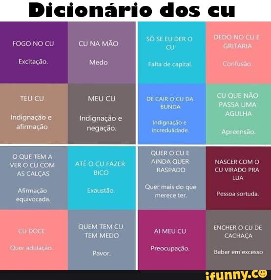 Dicionario Dos Cu Dicionário Dos Cu Dedo No Cu E Fogo No Cu Cu Na MÃo