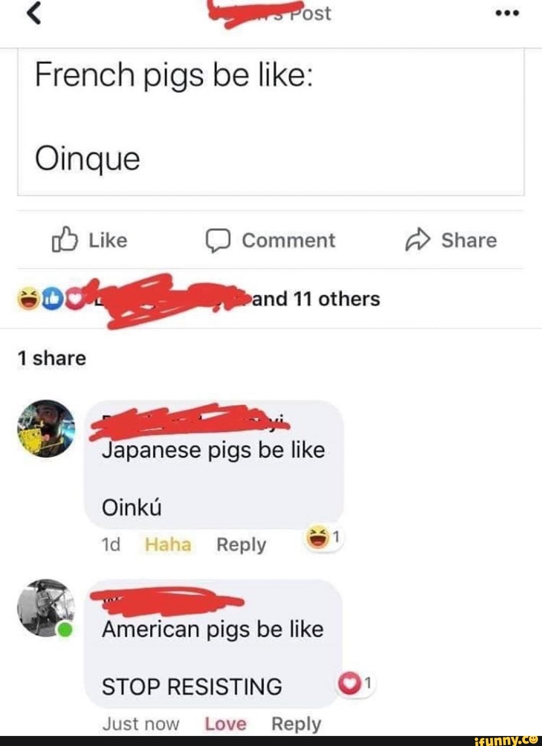 French pigs be like Oinque A Oinkú Y Japanese pigs be like o pigs be