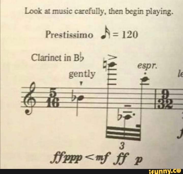 Prestissimo Example Prestissimo memes. Best Collection of funny Prestissimo pictures on iFunny