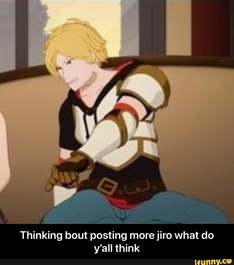 Thinking bout posting more jiro what do y'all think - Thinking bout posting more jiro what do y’all think