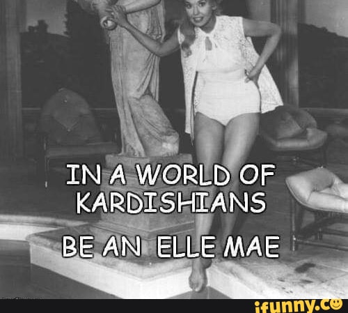IN A WORLD OF KARDISHIANS BE AN ELLE MAE - iFunny