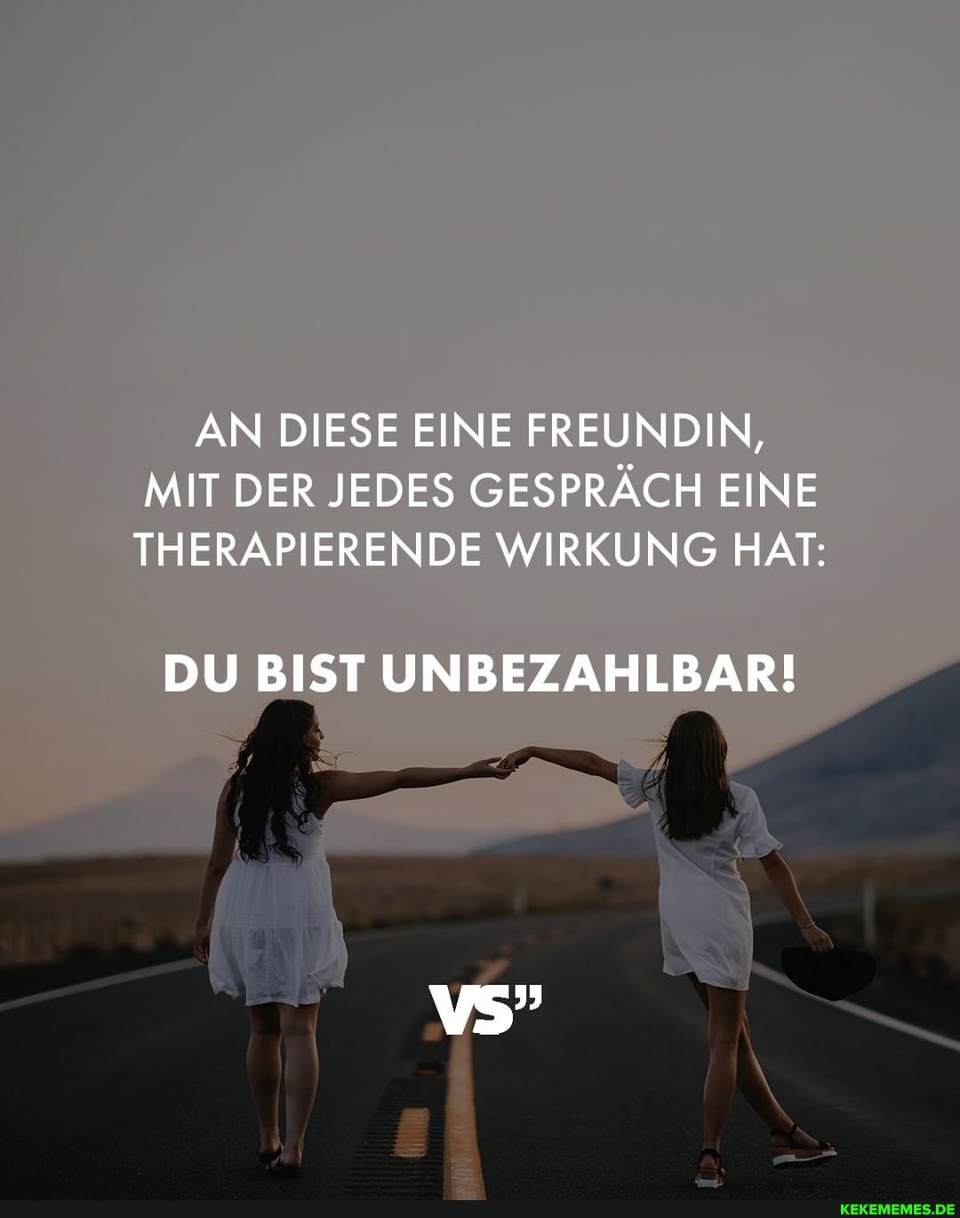 AN DIESE EINE FREUNDIN,
MIT DER JEDES GESPRÄCH EINE THERAPIERENDE WIRKUNG HAT:
DU BIST UNBEZAHLBAR!