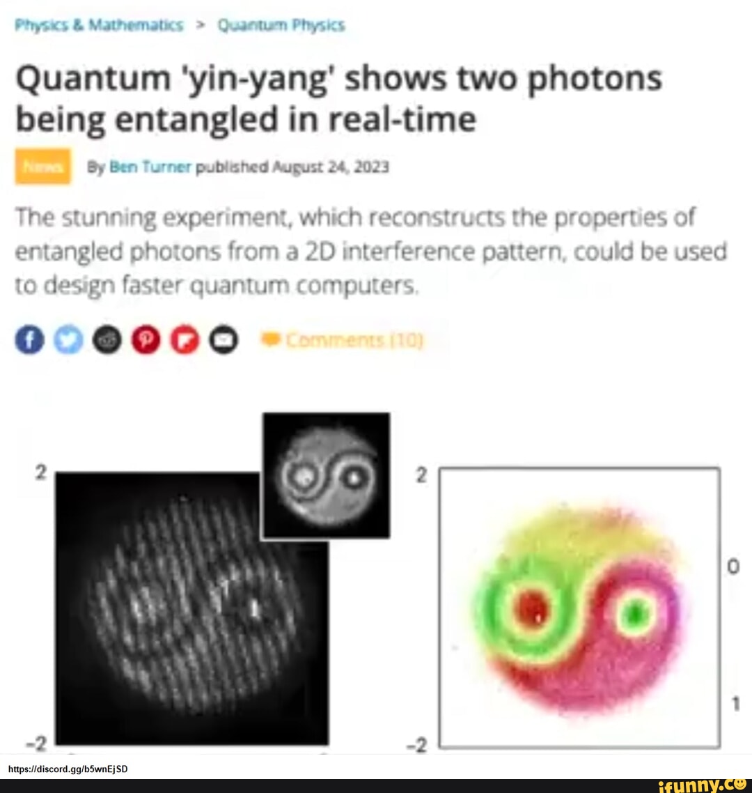 Prysks And Mathematks Quartuen Physics Quantum Yin Yang Shows Two