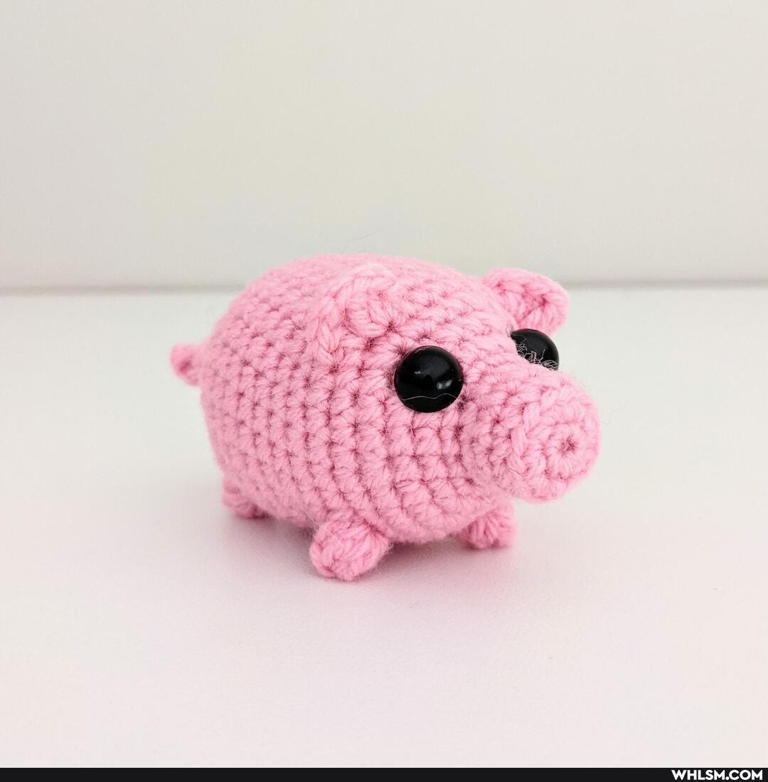 pig, aww, crochet