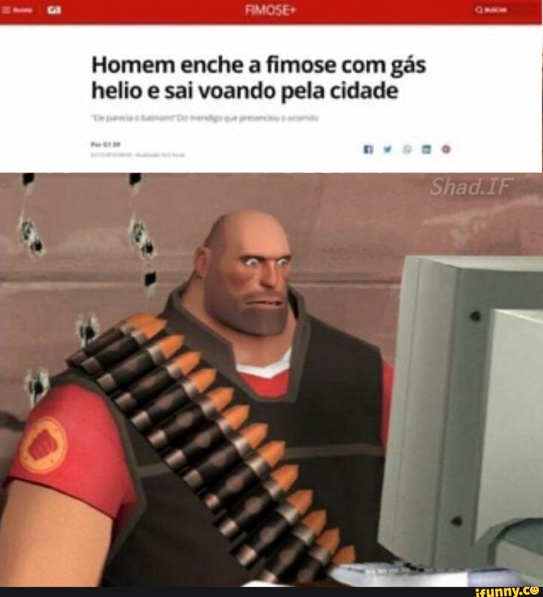 Homem enche a fimose com gás helio e sai voando pela cidade