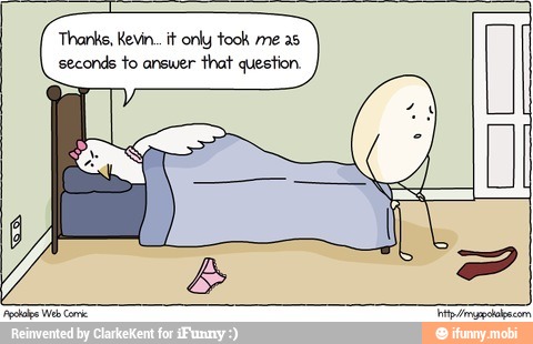 Thanks, Kevin..it only took me as
seconds to answer that question.