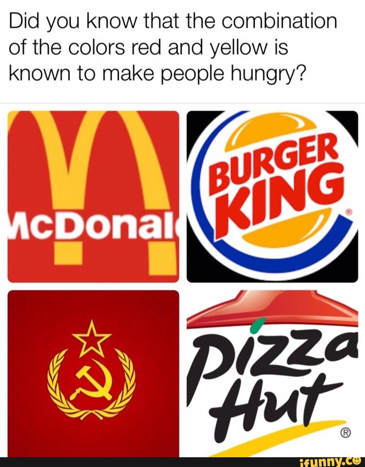 Did you know that the combination of the colors red and yellow is known